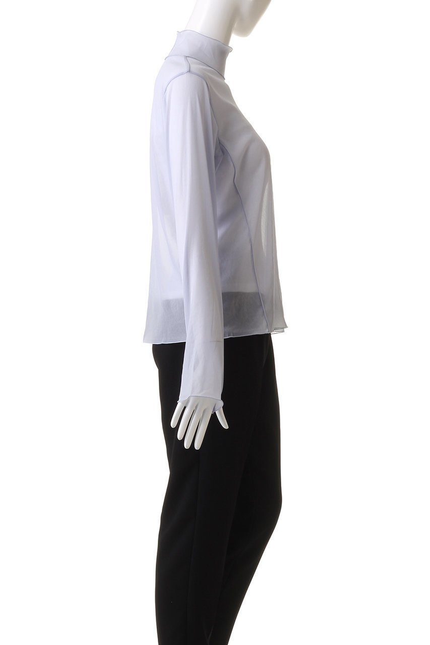 【ミディウミソリッド/MIDIUMISOLID】のsheer high neck inner インナー 人気、トレンドファッション・服の通販 founy(ファニー) 　ファッション　Fashion　レディースファッション　WOMEN　トップス・カットソー　Tops/Tshirt　シャツ/ブラウス　Shirts/Blouses　ロング / Tシャツ　T-Shirts　カットソー　Cut and Sewn　インナー　Inner　キャミ　Cami　スリーブ　Sleeve　ビスチェ　Bustier　フィット　Fit　ロング　Long　other-3|ID: prp329100003836663 ipo3291000000031383112