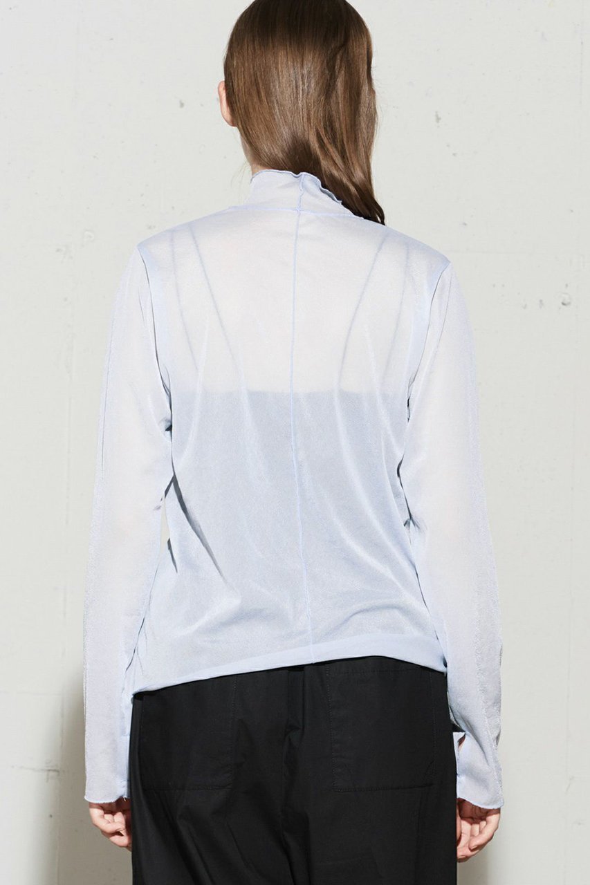 【ミディウミソリッド/MIDIUMISOLID】のsheer high neck inner インナー 人気、トレンドファッション・服の通販 founy(ファニー) 　ファッション　Fashion　レディースファッション　WOMEN　トップス・カットソー　Tops/Tshirt　シャツ/ブラウス　Shirts/Blouses　ロング / Tシャツ　T-Shirts　カットソー　Cut and Sewn　インナー　Inner　キャミ　Cami　スリーブ　Sleeve　ビスチェ　Bustier　フィット　Fit　ロング　Long　other-8|ID: prp329100003836663 ipo3291000000031383118