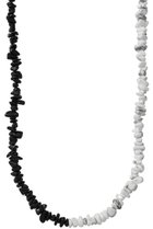 【メゾンスペシャル/MAISON SPECIAL】の【UNISEX】Half Howlite & Half Onyx ネックレス 80cm MLT1(マルチカラー)|ID: prp329100003838247 ipo3291000000035785771