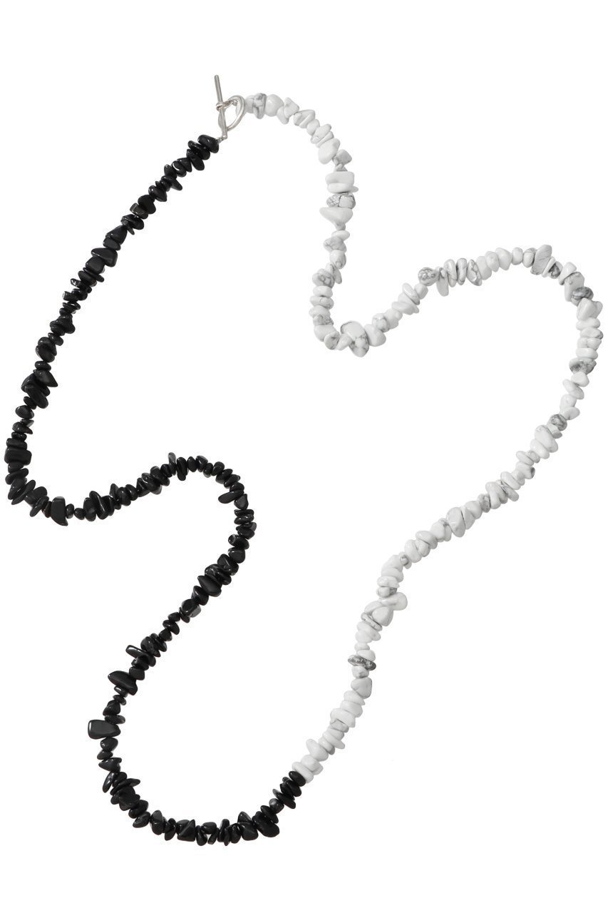 【メゾンスペシャル/MAISON SPECIAL】の【UNISEX】Half Howlite & Half Onyx ネックレス 80cm 人気、トレンドファッション・服の通販 founy(ファニー) 　ファッション　Fashion　レディースファッション　Fashion for Women　ジュエリー　Jewelry　ネックレス　Necklaces & Pendants　ユニセックス　Unisex, Genderless　ネックレス　Necklace, Pendant Necklace　モノトーン　Monotone, Black and White　ワンポイント　One Point, Statement Accent　other-3|ID: prp329100003838247 ipo3291000000035785773