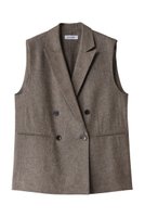 【サクラ/SACRA】のリネンコットンシャンブレージレ 人気、トレンドファッション・服の通販 founy(ファニー) ファッション Fashion レディースファッション WOMEN アウター Coat Outerwear ジャケット Jackets 2025年 2025 2025春夏・S/S Ss,Spring/Summer,2025 おすすめ Recommend シェイプ Shape ショルダー Shoulder ジャケット Jacket セットアップ Set Up タンク Tank ネップ Nep Yarn ベスト Vest ボックス Box マニッシュ Mannish リネン Linen 夏 Summer 春 Spring S/S・春夏 Ss・Spring/Summer |ID:prp329100003839429