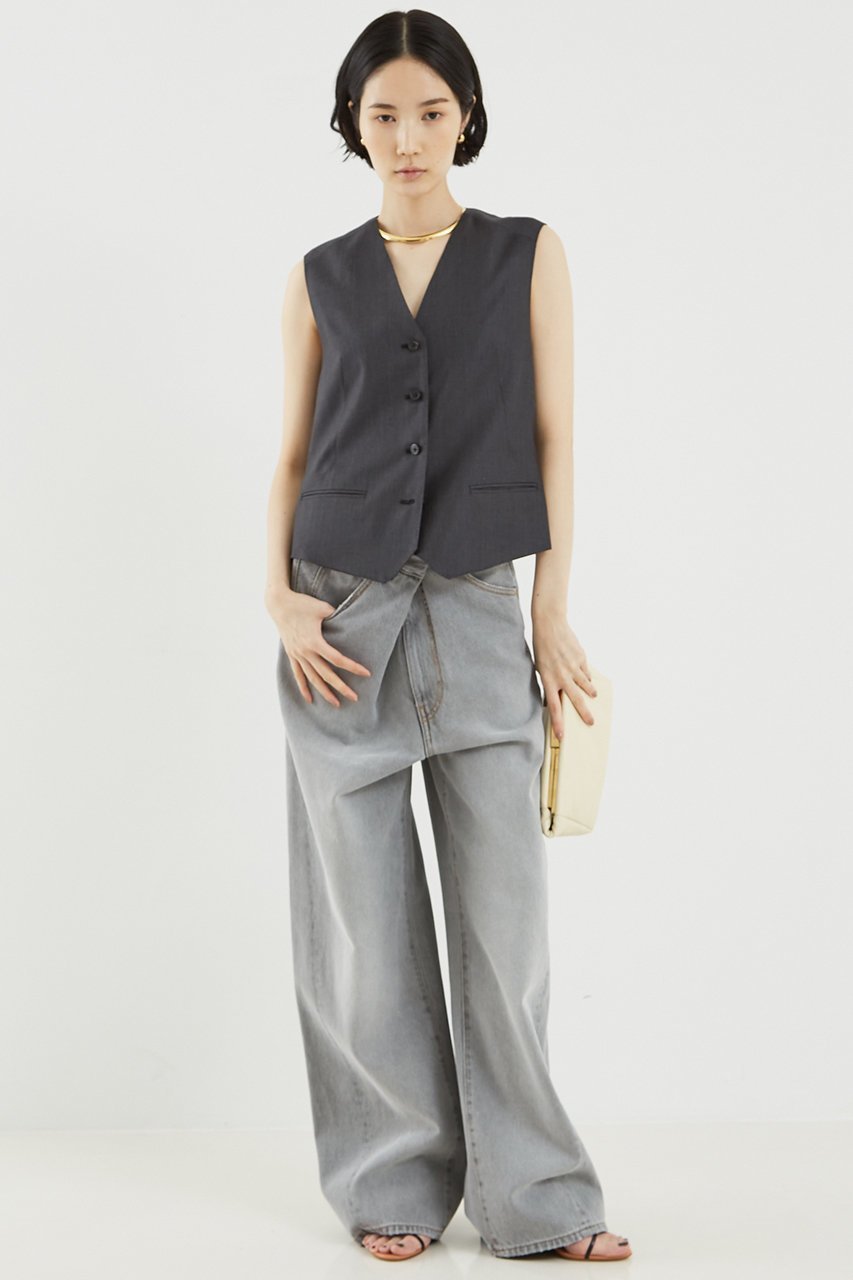 【ザ ストア バイ シー/THE STORE by C】のベスト 人気、トレンドファッション・服の通販 founy(ファニー) 　ファッション　Fashion　レディースファッション　Fashion for Women　アウター　Coat / Outerwear Collection　レディースジャケット・軽アウター　Jackets　おすすめ　Recommended / Our Picks　シェイプ　Shape, Slim Fit　シンプル　Simple, Minimal　ジャケット　Jacket, Outerwear　ノースリーブ　Sleeveless, No-Sleeve　ベスト　Vest, Waistcoat　ベーシック　Basic, Essential　夏　Summer　other-2|ID: prp329100003839432 ipo3291000000032812255