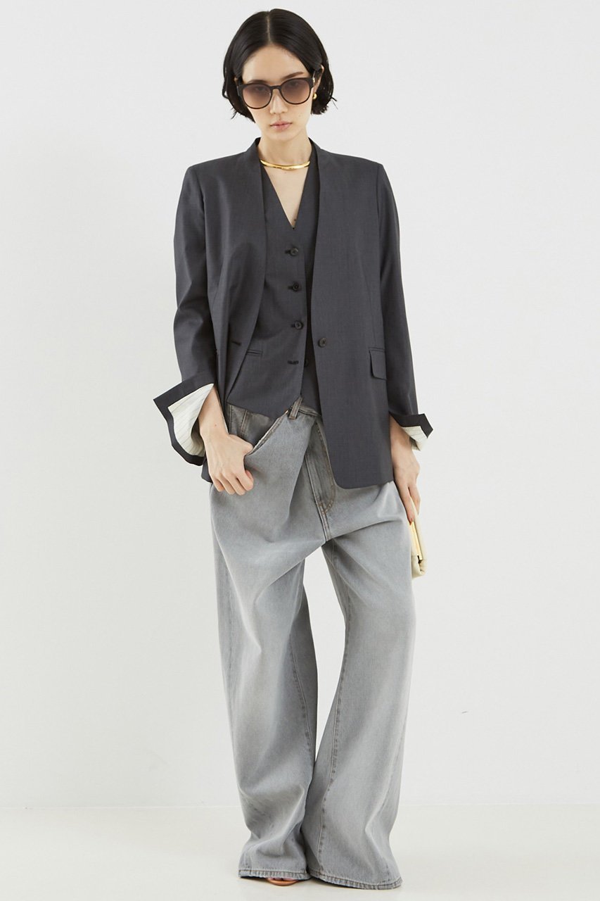 【ザ ストア バイ シー/THE STORE by C】のベスト 人気、トレンドファッション・服の通販 founy(ファニー) 　ファッション　Fashion　レディースファッション　Fashion for Women　アウター　Coat / Outerwear Collection　レディースジャケット・軽アウター　Jackets　おすすめ　Recommended / Our Picks　シェイプ　Shape, Slim Fit　シンプル　Simple, Minimal　ジャケット　Jacket, Outerwear　ノースリーブ　Sleeveless, No-Sleeve　ベスト　Vest, Waistcoat　ベーシック　Basic, Essential　夏　Summer　other-4|ID: prp329100003839432 ipo3291000000032812257