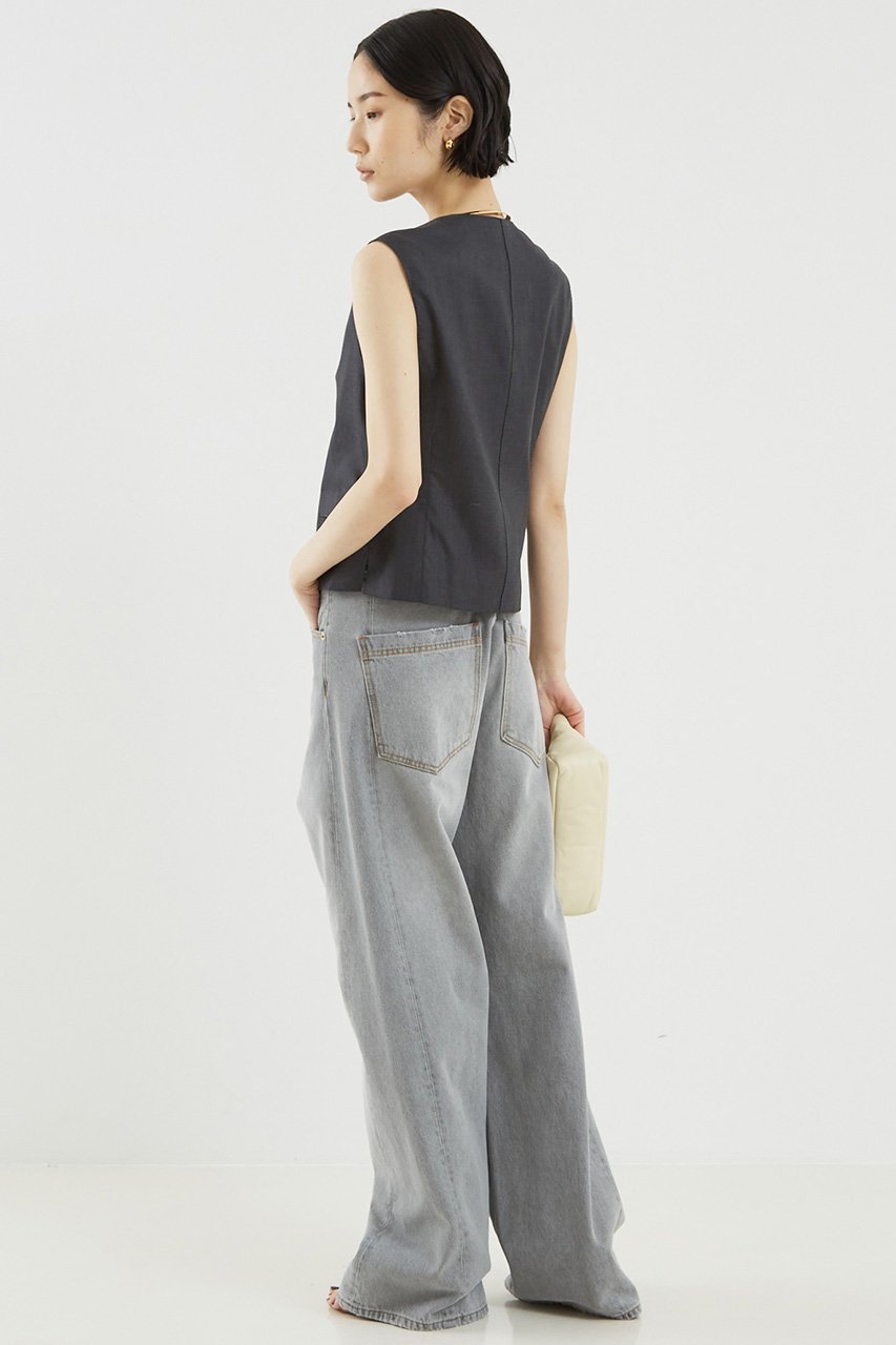 【ザ ストア バイ シー/THE STORE by C】のベスト 人気、トレンドファッション・服の通販 founy(ファニー) 　ファッション　Fashion　レディースファッション　Fashion for Women　アウター　Coat / Outerwear Collection　レディースジャケット・軽アウター　Jackets　おすすめ　Recommended / Our Picks　シェイプ　Shape, Slim Fit　シンプル　Simple, Minimal　ジャケット　Jacket, Outerwear　ノースリーブ　Sleeveless, No-Sleeve　ベスト　Vest, Waistcoat　ベーシック　Basic, Essential　夏　Summer　other-3|ID: prp329100003839432 ipo3291000000035700897