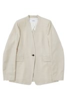 【ザ ストア バイ シー/THE STORE by C】のノーカラージャケット 人気、トレンドファッション・服の通販 founy(ファニー) ファッション Fashion レディースファッション WOMEN アウター Coat Outerwear ジャケット Jackets ノーカラージャケット No Collar Leather Jackets おすすめ Recommend ジャケット Jacket スタイリッシュ Stylish ノースリーブ No Sleeve バランス Balance フラップ Flap ベスト Vest NEW・新作・新着・新入荷 New Arrivals |ID:prp329100003839433