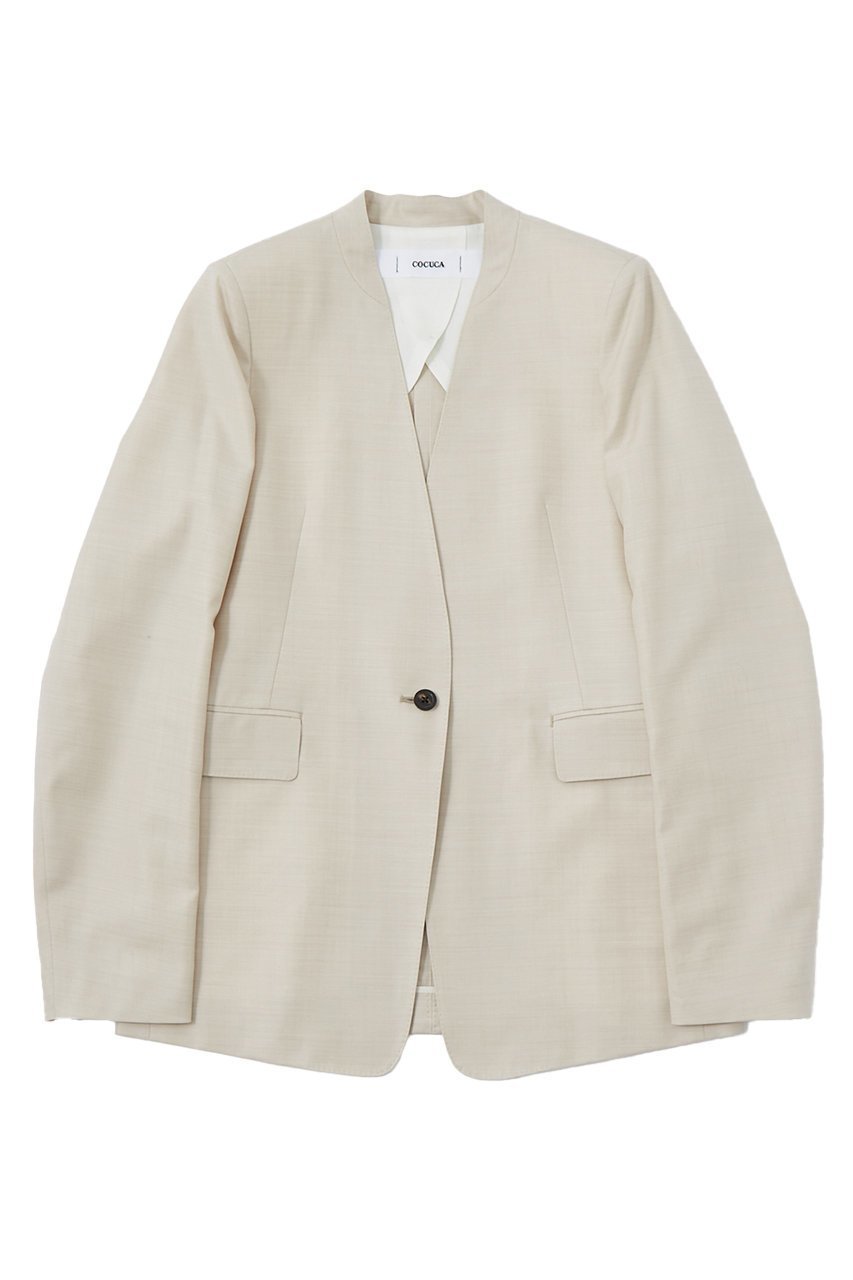 【ザ ストア バイ シー/THE STORE by C】のノーカラージャケット 人気、トレンドファッション・服の通販 founy(ファニー) 　ファッション　Fashion　レディースファッション　Fashion for Women　アウター　Coat / Outerwear Collection　レディースジャケット・軽アウター　Jackets　ノーカラージャケット / シンプル上品コーデ　Collarless Jackets　おすすめ　Recommended / Our Picks　ジャケット　Jacket, Outerwear　スタイリッシュ　Stylish, Fashionable　ノースリーブ　Sleeveless, No-Sleeve　バランス　Balance, Style Balance　フラップ　Flap, Flap Pocket　ベスト　Vest, Waistcoat　 other-1|ID: prp329100003839433 ipo3291000000032957140