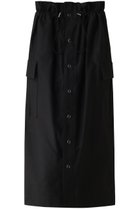 【サクラ/SACRA】のヴィンテージコットンバックサテンスカート ブラック|ID:prp329100003839450