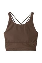 【ジュリエ/Julier】の【定番】YOGA FITショートトップス/パット付 ブラウン|ID: prp329100003840980 ipo3291000000028613764