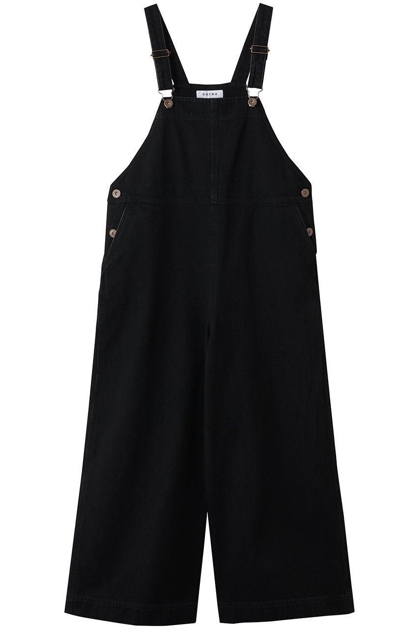 【サクラ/SACRA】のヴィンテージデニムオールインワン インテリア・キッズ・メンズ・レディースファッション・服の通販 founy(ファニー) 　ファッション　Fashion　レディースファッション　Fashion for Women　パンツ　Pants & Trousers　2026年　2026　インナー　Innerwear　サロペット　Overalls, Salopette　デニム　Denim, Jeans Material　バランス　Balance, Style Balance　夏　Summer　春　Spring　S/S・春夏　SS, Spring/Summer, Warm Season　ブラック|ID: prp329100003840990 ipo3291000000035760493