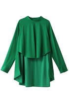 【ル フィル/LE PHIL】のコンパクトポンチプルオーバー 人気、トレンドファッション・服の通販 founy(ファニー) ファッション Fashion レディースファッション Fashion for Women トップス・カットソー Cut & Sew Tops シャツ・ブラウス・オフィスカジュアル Elegant Blouses & Button-Ups ロングTシャツ・Tシャツ Longline T-Shirts & Tees カジュアルプルオーバー・ニットトップス Pullovers & Knit Tops / Casual Pullovers カットソー・ベーシックTシャツ Cut-and-Sewn Tops / Stretch Tees & Basics なめらか Smooth, Silky Texture カットソー Cut and Sewn Top スタイリッシュ Stylish, Fashionable スタンド Stand Collar, Upright Stand スリーブ Sleeve, Long Sleeve / Short Sleeve ドレープ Drape, Draping Fabric ロング Long, Long-Length thumbnail グリーン|ID: prp329100003841053 ipo3291000000032842448