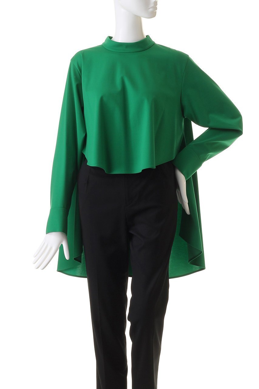 【ル フィル/LE PHIL】のコンパクトポンチプルオーバー 人気、トレンドファッション・服の通販 founy(ファニー) 　ファッション　Fashion　レディースファッション　Fashion for Women　トップス・カットソー　Cut & Sew Tops　シャツ・ブラウス・オフィスカジュアル　Elegant Blouses & Button-Ups　ロングTシャツ・Tシャツ　Longline T-Shirts & Tees　カジュアルプルオーバー・ニットトップス　Pullovers & Knit Tops / Casual Pullovers　カットソー・ベーシックTシャツ　Cut-and-Sewn Tops / Stretch Tees & Basics　なめらか　Smooth, Silky Texture　カットソー　Cut and Sewn Top　スタイリッシュ　Stylish, Fashionable　スタンド　Stand Collar, Upright Stand　スリーブ　Sleeve, Long Sleeve / Short Sleeve　ドレープ　Drape, Draping Fabric　ロング　Long, Long-Length　other-2|ID: prp329100003841053 ipo3291000000032842452