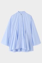 【ル フィル/LE PHIL】のタイプライターペプラムシャツ ブルー|ID: prp329100003841061 ipo3291000000035064093