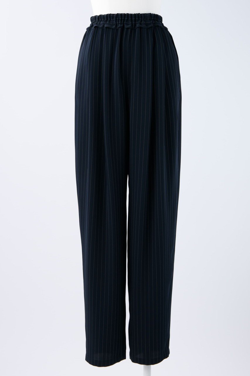 【エンフォルド/ENFOLD】のPEピンストライプ Relax egg ワイドPT/パンツ 人気、トレンドファッション・服の通販 founy(ファニー) 　ファッション　Fashion　レディースファッション　Fashion for Women　パンツ　Pants & Trousers　サテン　Satin, Glossy Fabric　ストライプ　Stripe, Striped Pattern　ワイド　Wide, Wide Fit　人気　Popular, Best Seller　定番　Standard, Basic Item　 other-1|ID: prp329100003843224 ipo3291000000035581225