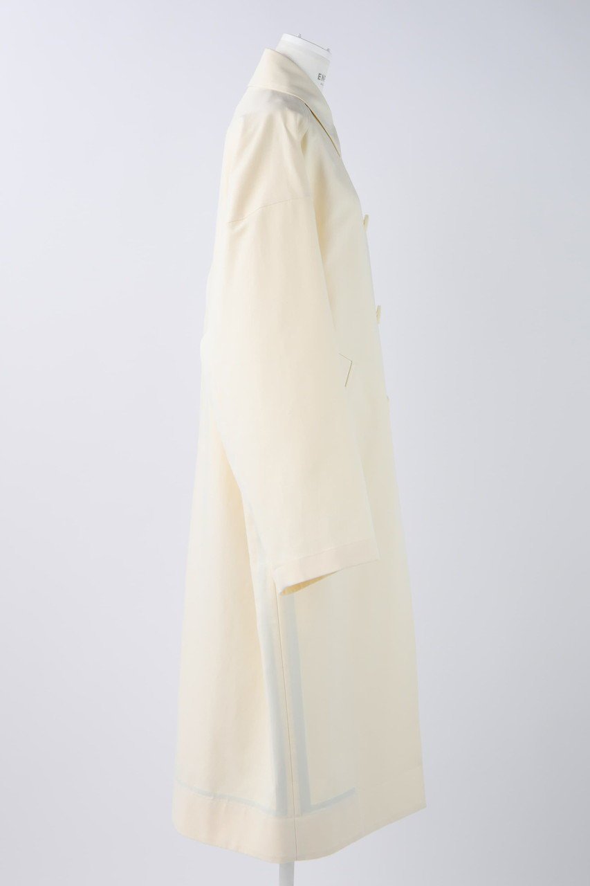 【エンフォルド/ENFOLD】のCOTTON DOUBLE ステンカラーコート 人気、トレンドファッション・服の通販 founy(ファニー) 　ファッション　Fashion　レディースファッション　Fashion for Women　アウター　Coat / Outerwear Collection　コート・ロングコート・ピーコート　Long Coats, Peacoats & More　シンプル　Simple, Minimal　パターン　Pattern, Design Print　ロング　Long, Long-Length　other-4|ID: prp329100003843233 ipo3291000000032949031