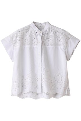 【ティッカ/TICCA】のレースフレンチシャツ 人気、トレンドファッション・服の通販 founy(ファニー) ファッション Fashion レディースファッション WOMEN トップス・カットソー Tops/Tshirt シャツ/ブラウス Shirts/Blouses カッティング Cutting ショート Short スカラップ Scalloped スリーブ Sleeve ダウン Down バランス Balance ヨーク Yoke レース Race エレガント 上品 Elegant |ID:prp329100003843237