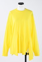 【ナゴンスタンス/nagonstans】のソフト天竺 スリットロンT Lemon|ID: prp329100003843247 ipo3291000000035672806