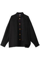 【ナゴンスタンス/nagonstans】のPOLY CHINO Cropped SH/シャツ Black|ID: prp329100003843255 ipo3291000000036783660