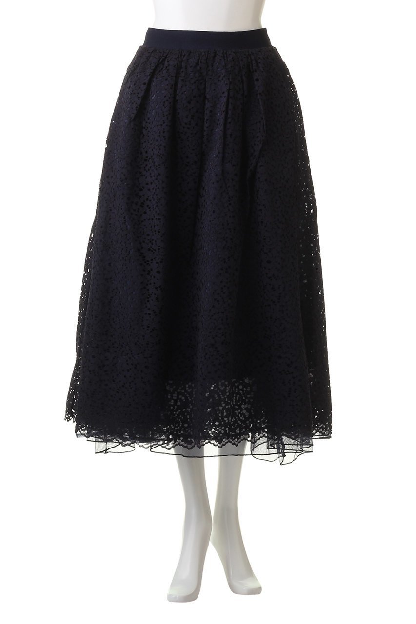 【マリリンムーン/MARILYN MOON】のリバーシブルオーガンジーレーススカート 人気、トレンドファッション・服の通販 founy(ファニー) ファッション Fashion レディースファッション Fashion for Women スカート Skirts ロングスカート Long Skirts / Maxi & Midi Skirts エレガント 上品 Elegant ギャザー Gathered, Ruffled チュール Tulip, Tulip Motif リバーシブル Reversible, Two-Sided リュクス Luxury, Elegant, High-End, Chic レース Lace, Lace Fabric ロング Long, Long-Length other-2|ID: prp329100003843277 ipo3291000000036544026