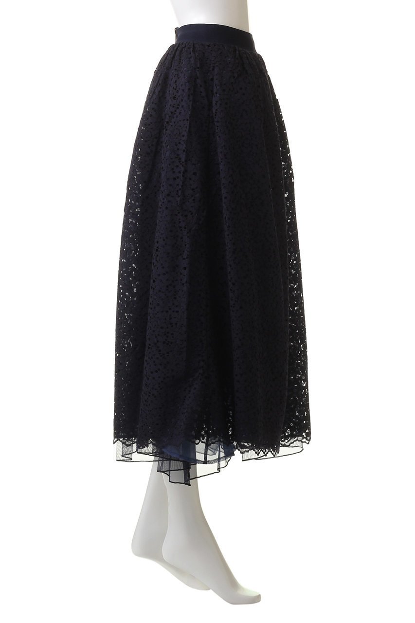 【マリリンムーン/MARILYN MOON】のリバーシブルオーガンジーレーススカート 人気、トレンドファッション・服の通販 founy(ファニー) ファッション Fashion レディースファッション Fashion for Women スカート Skirts ロングスカート Long Skirts / Maxi & Midi Skirts エレガント 上品 Elegant ギャザー Gathered, Ruffled チュール Tulip, Tulip Motif リバーシブル Reversible, Two-Sided リュクス Luxury, Elegant, High-End, Chic レース Lace, Lace Fabric ロング Long, Long-Length other-3|ID: prp329100003843277 ipo3291000000036544027
