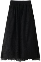 【マリリンムーン/MARILYN MOON】のリバーシブルオーガンジーレーススカート ブラック|ID: prp329100003843277 ipo3291000000036831807