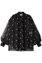 【プルミエ アロンディスモン/1er Arrondissement】のドットボウタイブラウス 人気、トレンドファッション・服の通販 founy(ファニー) ファッション Fashion レディースファッション Fashion for Women トップス・カットソー Cut & Sew Tops シャツ・ブラウス・オフィスカジュアル Elegant Blouses & Button-Ups おすすめ Recommended / Our Picks オーガンジー Organza Fabric ギャザー Gathered, Ruffled シアー Sheer, See-Through シフォン Chiffon, Lightweight Fabric スリーブ Sleeve, Long Sleeve / Short Sleeve ドット Polka Dot, Dot Pattern プリント Print, Printed Pattern ロング Long, Long-Length thumbnail ブラック|ID: prp329100003843283 ipo3291000000032918429