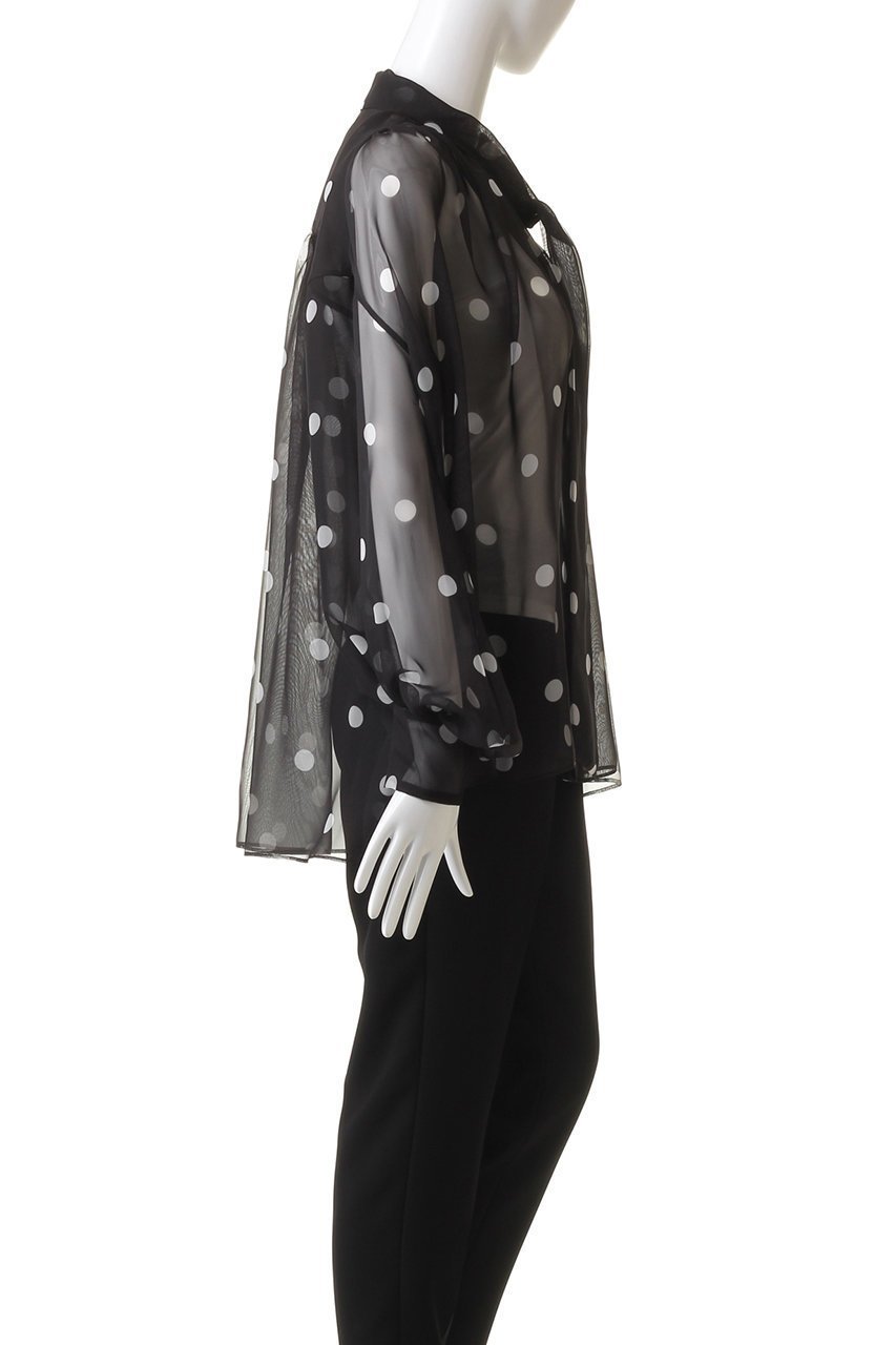 【プルミエ アロンディスモン/1er Arrondissement】のドットボウタイブラウス 人気、トレンドファッション・服の通販 founy(ファニー) ファッション Fashion レディースファッション Fashion for Women トップス・カットソー Cut & Sew Tops シャツ・ブラウス・オフィスカジュアル Elegant Blouses & Button-Ups おすすめ Recommended / Our Picks オーガンジー Organza Fabric ギャザー Gathered, Ruffled シアー Sheer, See-Through シフォン Chiffon, Lightweight Fabric スリーブ Sleeve, Long Sleeve / Short Sleeve ドット Polka Dot, Dot Pattern プリント Print, Printed Pattern ロング Long, Long-Length other-3|ID: prp329100003843283 ipo3291000000036842558