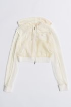 【プランク プロジェクト/PRANK PROJECT】のレースコラージュパーカー / Lace Collage Hoodie WHT(ホワイト)|ID: prp329100003843301 ipo3291000000032837622