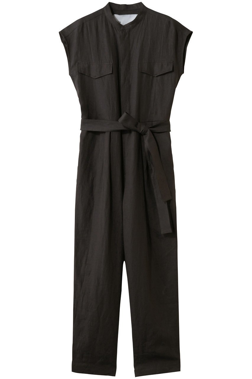 【ティッカ/TICCA】のリネンコンビネゾン インテリア・キッズ・メンズ・レディースファッション・服の通販 founy(ファニー) 　ファッション　Fashion　レディースファッション　Fashion for Women　パンツ　Pants & Trousers　2026年　2026　コンビネゾン　Jumpsuit, All-in-One　サンダル　Sandals, Summer Shoes　スリーブ　Sleeve, Long Sleeve / Short Sleeve　フレンチ　French, French Style　リゾート　Resort, Vacation Style　リネン　Linen, Linen Fabric　リラックス　Relax, Relaxed Fit　夏　Summer　春　Spring　S/S・春夏　SS, Spring/Summer, Warm Season　ブラウン|ID: prp329100003844996 ipo3291000000035705837