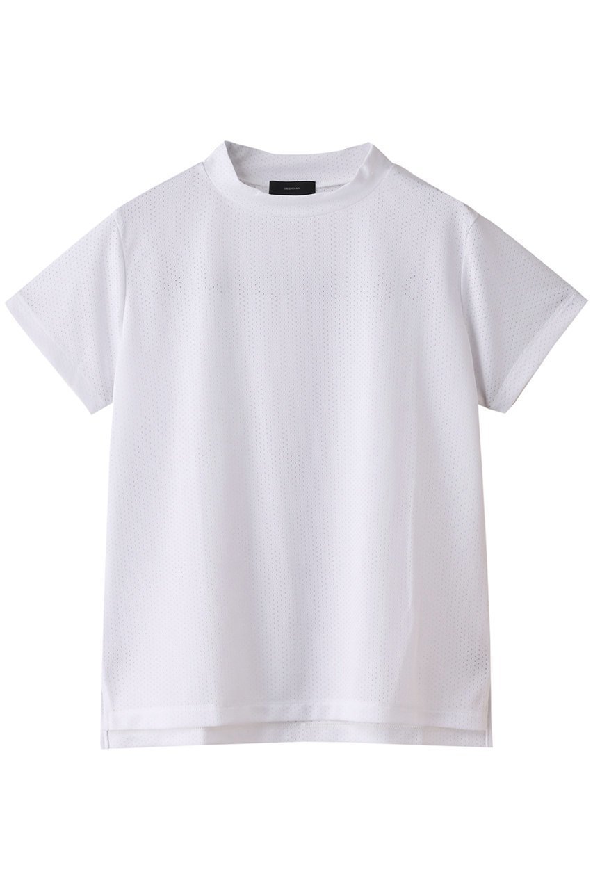 【オブシディアン/OBSIDIAN】のMOCKNECK SHORTSLEEVE インテリア・キッズ・メンズ・レディースファッション・服の通販 founy(ファニー) 　ファッション　Fashion　レディースファッション　WOMEN　トップス・カットソー　Tops/Tshirt　スポーツウェア　Sportswear　スポーツ トップス　Sports Tops　コンパクト　Compact　ショート　Short　スポーツ　Sports　スリーブ　Sleeve　モックネック　Mock Neck　夏　Summer　ホワイト|ID: prp329100003845024 ipo3291000000025264096