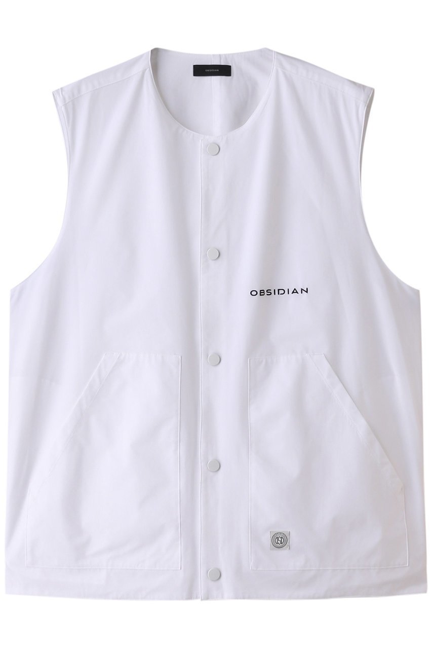 【オブシディアン/OBSIDIAN / MEN】の【MEN】NYLON VEST インテリア・キッズ・メンズ・レディースファッション・服の通販 founy(ファニー) 　ファッション　Fashion　メンズファッション　Fashion for Men　トップス・カットソー　Cut & Sew Tops　ゴルフ　Golf　シンプル　Simple, Minimal　スポーツ　Sports, Activewear　ベスト　Vest, Waistcoat　ポケット　Pocket, Pocket Detail　旅行　Travel　軽量　Lightweight, Ultra Light　ホワイト|ID: prp329100003845028 ipo3291000000032805728
