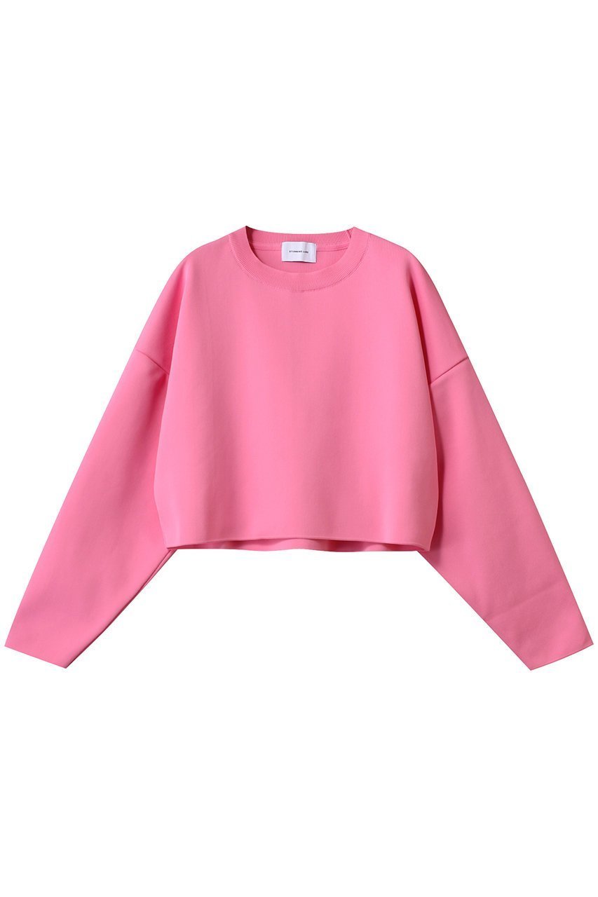 【スタニングルアー/STUNNING LURE】のアモッサショートプルオーバー インテリア・キッズ・メンズ・レディースファッション・服の通販 founy(ファニー) 　ファッション　Fashion　レディースファッション　Fashion for Women　トップス・カットソー　Cut & Sew Tops　シャツ・ブラウス・オフィスカジュアル　Elegant Blouses & Button-Ups　カジュアルプルオーバー・ニットトップス　Pullovers & Knit Tops / Casual Pullovers　ショート　Short, Short Length　シンプル　Simple, Minimal　スリーブ　Sleeve, Long Sleeve / Short Sleeve　ロング　Long, Long-Length　春　Spring　ピンク|ID: prp329100003845030 ipo3291000000032909380