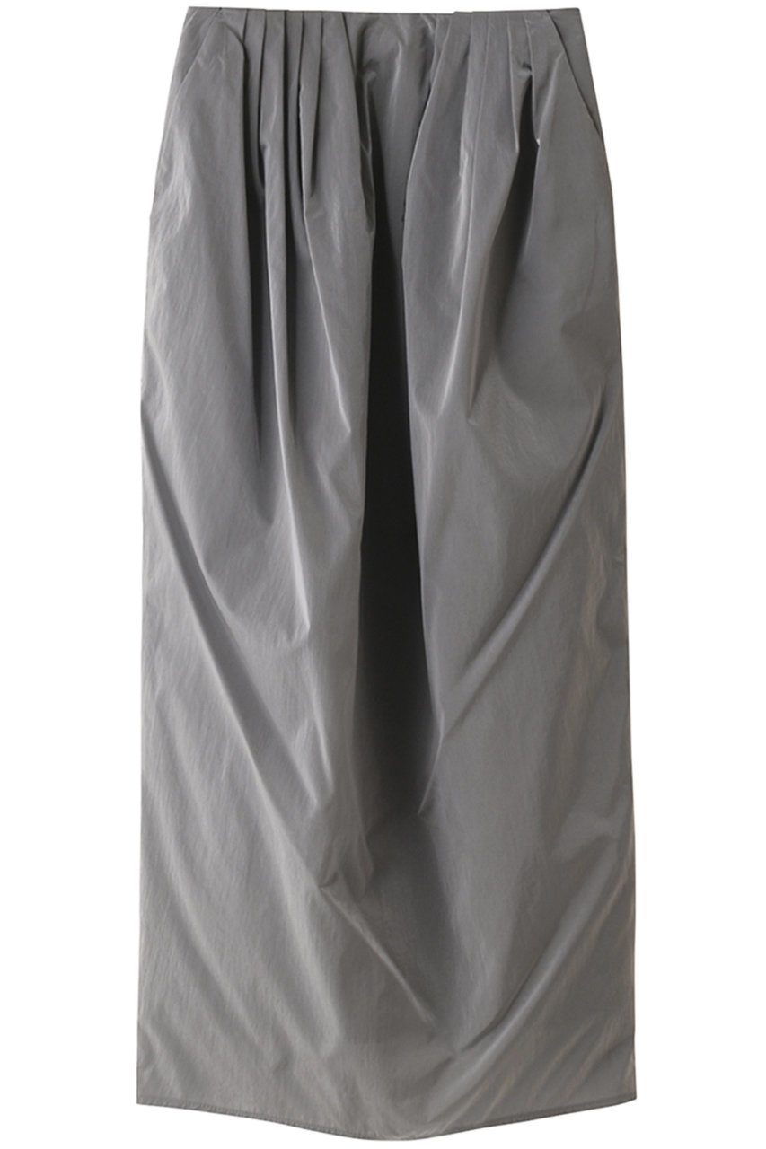 【スタニングルアー/STUNNING LURE】のソフトナイロンタックスカート インテリア・キッズ・メンズ・レディースファッション・服の通販 founy(ファニー) 　ファッション　Fashion　レディースファッション　WOMEN　スカート　Skirt　ロングスカート　Long Skirt　ウォッシャブル　Washable　ビンテージ　Vintage　フォルム　Form　ポケット　Pocket　ロング　Long　エレガント 上品　Elegant　グレー|ID: prp329100003845031 ipo3291000000025264117