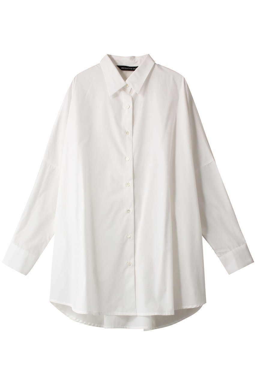 【ミズイロ インド/mizuiro ind】のcotton broad wide shirt シャツ 人気、トレンドファッション・服の通販 founy(ファニー) 　ファッション　Fashion　レディースファッション　WOMEN　トップス・カットソー　Tops/Tshirt　シャツ/ブラウス　Shirts/Blouses　スリーブ　Sleeve　ブロード　Broad　ベーシック　Basic　ロング　Long　春　Spring　 other-1|ID: prp329100003845064 ipo3291000000028425077