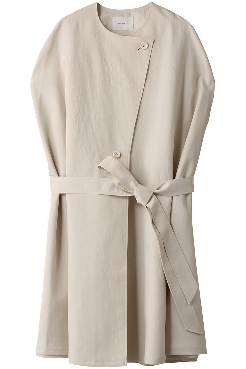 【ミディウミソリッド/MIDIUMISOLID】のgilet with belt ジレ インテリア・キッズ・メンズ・レディースファッション・服の通販 founy(ファニー) 　ファッション　Fashion　レディースファッション　Fashion for Women　アウター　Coat / Outerwear Collection　レディースジャケット・軽アウター　Jackets　ジャケット　Jacket, Outerwear　ベスト　Vest, Waistcoat　エレガント 上品　Elegant　ivory|ID: prp329100003845075 ipo3291000000035655146