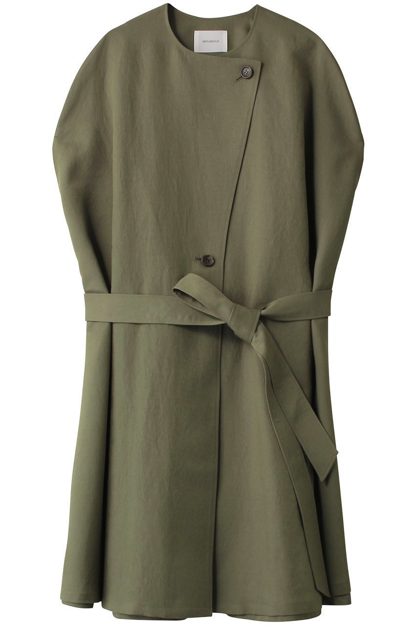 【ミディウミソリッド/MIDIUMISOLID】のgilet with belt ジレ インテリア・キッズ・メンズ・レディースファッション・服の通販 founy(ファニー) 　ファッション　Fashion　レディースファッション　Fashion for Women　アウター　Coat / Outerwear Collection　レディースジャケット・軽アウター　Jackets　ジャケット　Jacket, Outerwear　ベスト　Vest, Waistcoat　エレガント 上品　Elegant　khaki|ID: prp329100003845075 ipo3291000000035655147