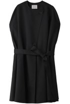 【ミディウミソリッド/MIDIUMISOLID】のgilet with belt ジレ black|ID: prp329100003845075 ipo3291000000035655148