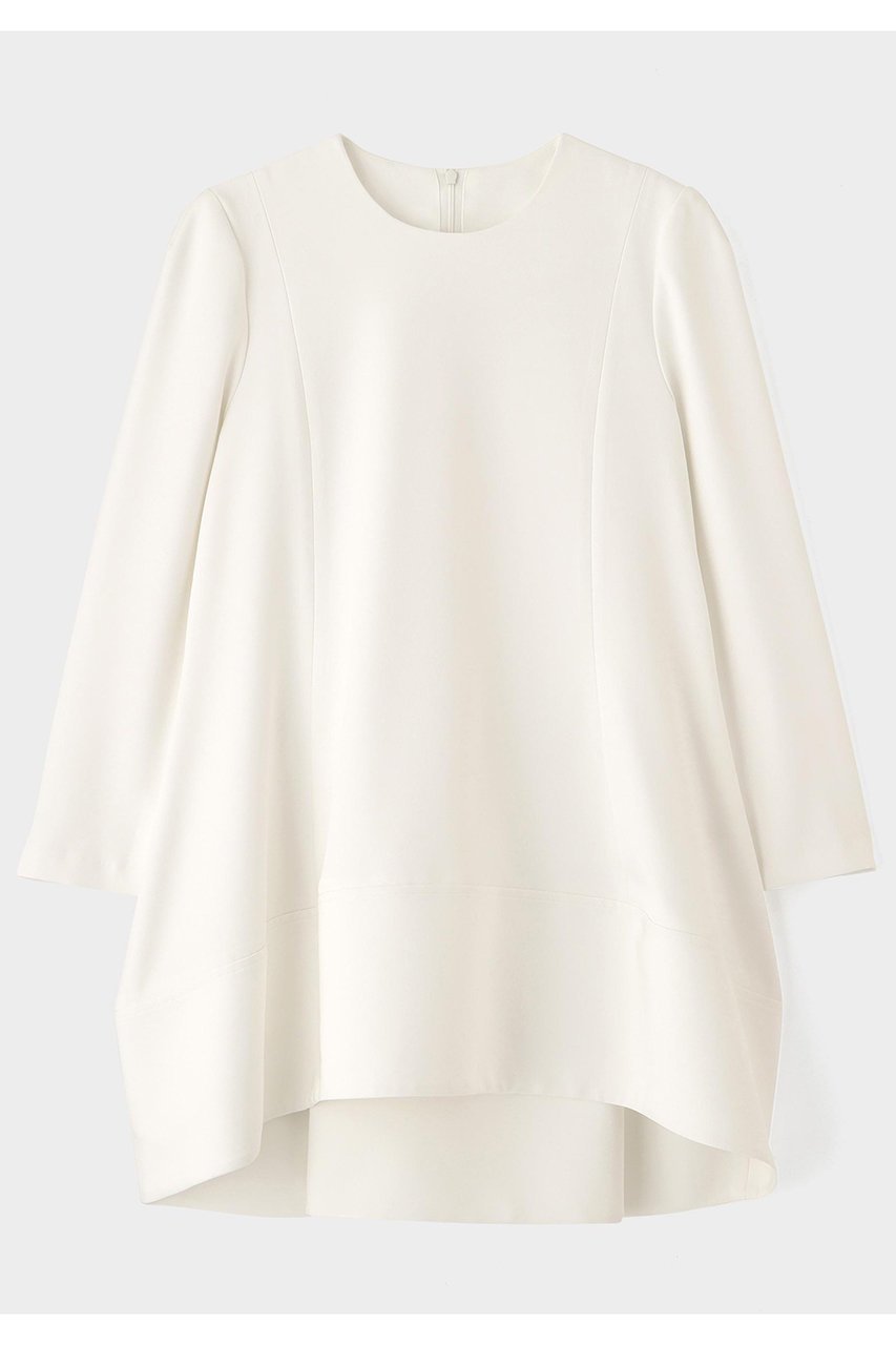 【ル フィル/LE PHIL】の2WAYツイルフレアブラウス インテリア・キッズ・メンズ・レディースファッション・服の通販 founy(ファニー) 　ファッション　Fashion　レディースファッション　Fashion for Women　トップス・カットソー　Cut & Sew Tops　シャツ・ブラウス・オフィスカジュアル　Elegant Blouses & Button-Ups　おすすめ　Recommended / Our Picks　スクエア　Square, Square Shape　スタンダード　Standard, Basic　ストレッチ　Stretch, Stretchy Fabric　スリーブ　Sleeve, Long Sleeve / Short Sleeve　セットアップ　Set-Up, Coordinated Outfit　ドレープ　Drape, Draping Fabric　バランス　Balance, Style Balance　フェミニン　Feminine, Girly　フレア　Flare, Flared　フロント　Front, Front Design　ミックス　Mix, Mixed Style　ロング　Long, Long-Length　人気　Popular, Best Seller　定番　Standard, Basic Item　ホワイト|ID: prp329100003845079 ipo3291000000036679817