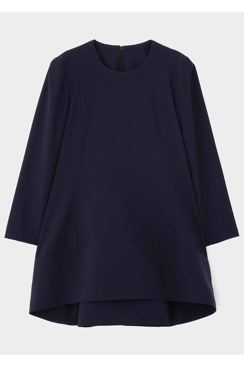 【ル フィル/LE PHIL】の2WAYツイルフレアブラウス インテリア・キッズ・メンズ・レディースファッション・服の通販 founy(ファニー) 　ファッション　Fashion　レディースファッション　Fashion for Women　トップス・カットソー　Cut & Sew Tops　シャツ・ブラウス・オフィスカジュアル　Elegant Blouses & Button-Ups　おすすめ　Recommended / Our Picks　スクエア　Square, Square Shape　スタンダード　Standard, Basic　ストレッチ　Stretch, Stretchy Fabric　スリーブ　Sleeve, Long Sleeve / Short Sleeve　セットアップ　Set-Up, Coordinated Outfit　ドレープ　Drape, Draping Fabric　バランス　Balance, Style Balance　フェミニン　Feminine, Girly　フレア　Flare, Flared　フロント　Front, Front Design　ミックス　Mix, Mixed Style　ロング　Long, Long-Length　人気　Popular, Best Seller　定番　Standard, Basic Item　ネイビー|ID: prp329100003845079 ipo3291000000036679818