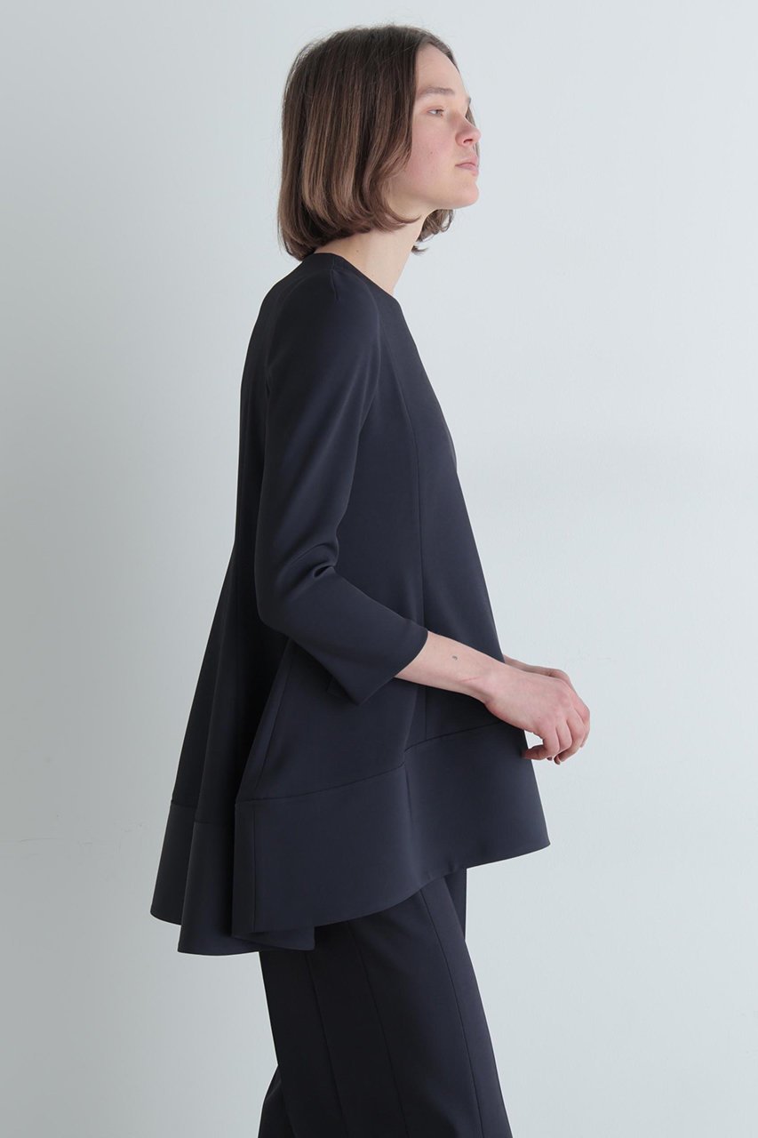 【ル フィル/LE PHIL】の2WAYツイルフレアブラウス 人気、トレンドファッション・服の通販 founy(ファニー) 　ファッション　Fashion　レディースファッション　Fashion for Women　トップス・カットソー　Cut & Sew Tops　シャツ・ブラウス・オフィスカジュアル　Elegant Blouses & Button-Ups　おすすめ　Recommended / Our Picks　スクエア　Square, Square Shape　スタンダード　Standard, Basic　ストレッチ　Stretch, Stretchy Fabric　スリーブ　Sleeve, Long Sleeve / Short Sleeve　セットアップ　Set-Up, Coordinated Outfit　ドレープ　Drape, Draping Fabric　バランス　Balance, Style Balance　フェミニン　Feminine, Girly　フレア　Flare, Flared　フロント　Front, Front Design　ミックス　Mix, Mixed Style　ロング　Long, Long-Length　人気　Popular, Best Seller　定番　Standard, Basic Item　other-4|ID: prp329100003845079 ipo3291000000036679821