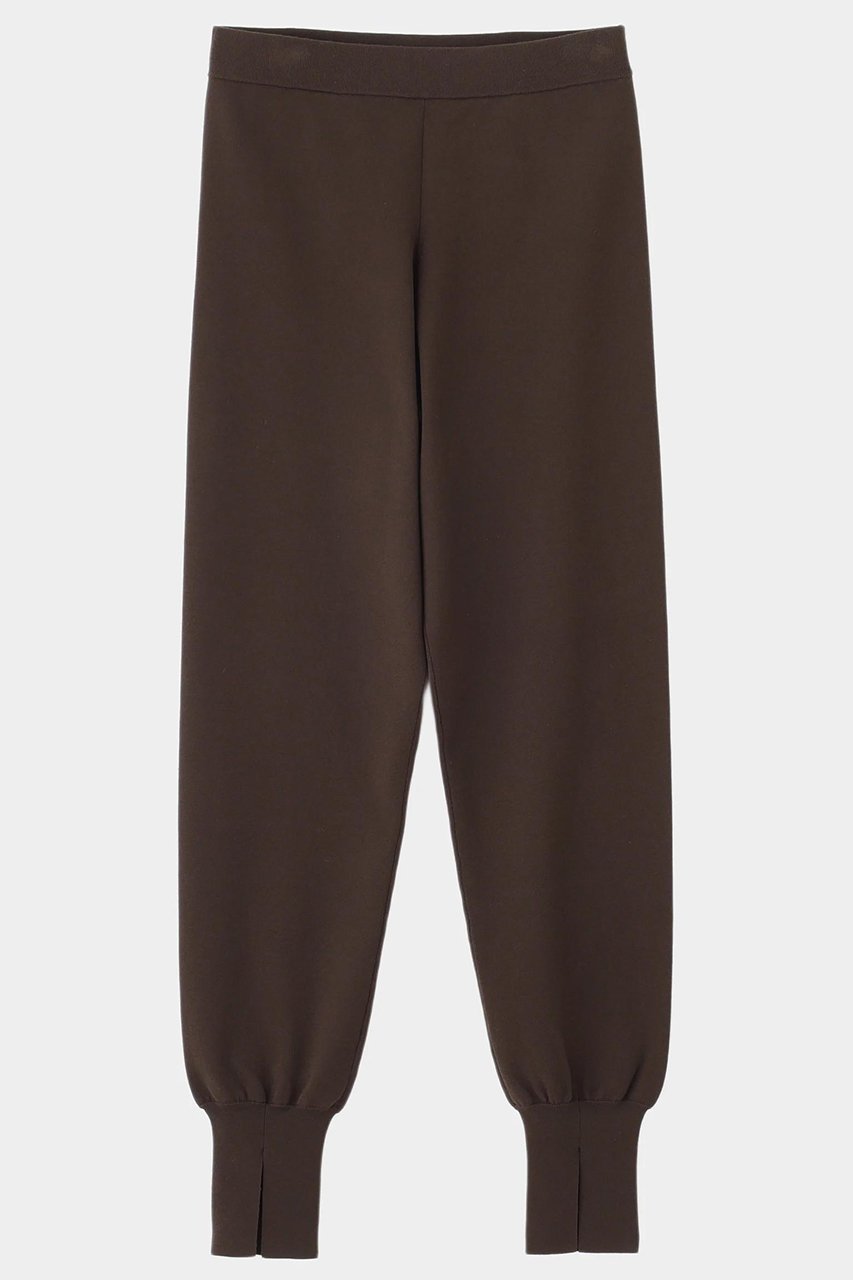 【ル フィル/LE PHIL】のヴィスニットパンツ インテリア・キッズ・メンズ・レディースファッション・服の通販 founy(ファニー) 　ファッション　Fashion　レディースファッション　Fashion for Women　パンツ　Pants & Trousers　スリット　Slit, Slit Detail　リラックス　Relax, Relaxed Fit　エレガント 上品　Elegant　ブラウン|ID: prp329100003845084 ipo3291000000035850346