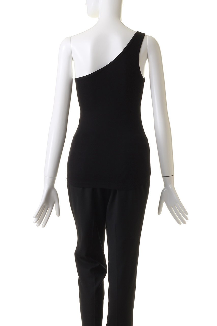 【デパリエ/DEPAREILLE】のワンショルダーリブタンク 人気、トレンドファッション・服の通販 founy(ファニー) 　ファッション　Fashion　レディースファッション　Fashion for Women　トップス・カットソー　Cut & Sew Tops　キャミソール&ノースリーブ　Camisoles & Sleeveless Tops　シャツ・ブラウス・オフィスカジュアル　Elegant Blouses & Button-Ups　ロングTシャツ・Tシャツ　Longline T-Shirts & Tees　カットソー・ベーシックTシャツ　Cut-and-Sewn Tops / Stretch Tees & Basics　インナー　Innerwear　キャミソール　Camisole, Spaghetti Strap Top　ショルダー　Shoulder, Shoulder Strap　ジャケット　Jacket, Outerwear　タンク　Tank Top, Sleeveless Top　other-4|ID: prp329100003845114 ipo3291000000035420967