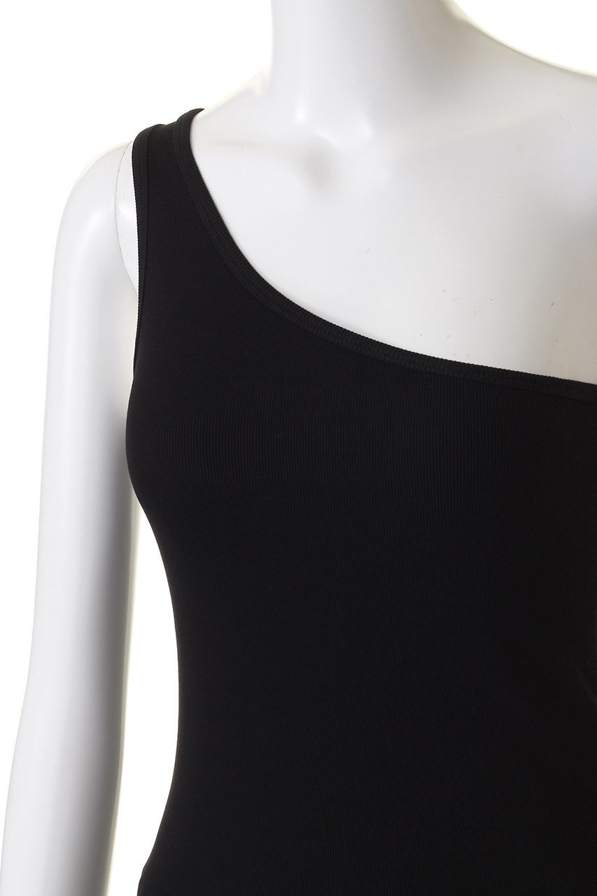 【デパリエ/DEPAREILLE】のワンショルダーリブタンク 人気、トレンドファッション・服の通販 founy(ファニー) 　ファッション　Fashion　レディースファッション　Fashion for Women　トップス・カットソー　Cut & Sew Tops　キャミソール&ノースリーブ　Camisoles & Sleeveless Tops　シャツ・ブラウス・オフィスカジュアル　Elegant Blouses & Button-Ups　ロングTシャツ・Tシャツ　Longline T-Shirts & Tees　カットソー・ベーシックTシャツ　Cut-and-Sewn Tops / Stretch Tees & Basics　インナー　Innerwear　キャミソール　Camisole, Spaghetti Strap Top　ショルダー　Shoulder, Shoulder Strap　ジャケット　Jacket, Outerwear　タンク　Tank Top, Sleeveless Top　other-5|ID: prp329100003845114 ipo3291000000035420968