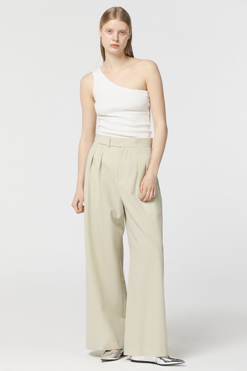 【デパリエ/DEPAREILLE】のワンショルダーリブタンク 人気、トレンドファッション・服の通販 founy(ファニー) 　ファッション　Fashion　レディースファッション　Fashion for Women　トップス・カットソー　Cut & Sew Tops　キャミソール&ノースリーブ　Camisoles & Sleeveless Tops　シャツ・ブラウス・オフィスカジュアル　Elegant Blouses & Button-Ups　ロングTシャツ・Tシャツ　Longline T-Shirts & Tees　カットソー・ベーシックTシャツ　Cut-and-Sewn Tops / Stretch Tees & Basics　インナー　Innerwear　キャミソール　Camisole, Spaghetti Strap Top　ショルダー　Shoulder, Shoulder Strap　ジャケット　Jacket, Outerwear　タンク　Tank Top, Sleeveless Top　other-6|ID: prp329100003845114 ipo3291000000036707794