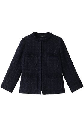 【エムフィル/M Fil】 LINTON TWEED 4ポケットジャケット人気、トレンドファッション・服の通販 founy(ファニー) ファッション Fashion レディースファッション WOMEN アウター Coat Outerwear ジャケット Jackets インナー Inner オケージョン Occasion ジャケット Jacket ストレート Straight トレンド Trend バランス Balance ポケット Pocket |ID:prp329100003847006