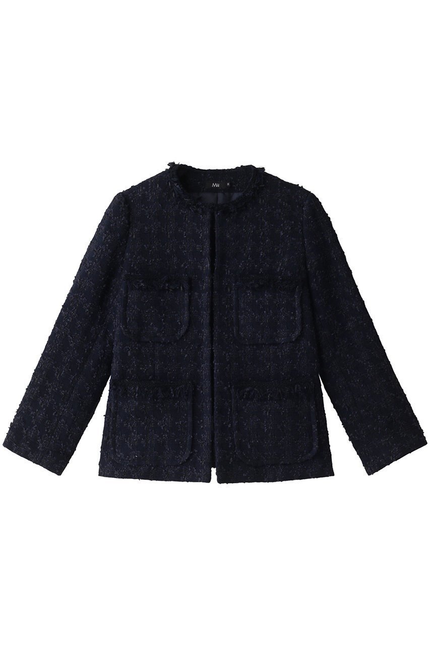 【エムフィル/M Fil】のLINTON TWEED 4ポケットジャケット 人気、トレンドファッション・服の通販 founy(ファニー) 　ファッション　Fashion　レディースファッション　WOMEN　アウター　Coat Outerwear　ジャケット　Jackets　インナー　Inner　オケージョン　Occasion　ジャケット　Jacket　ストレート　Straight　トレンド　Trend　バランス　Balance　ポケット　Pocket　 other-1|ID: prp329100003847006 ipo3291000000029974482