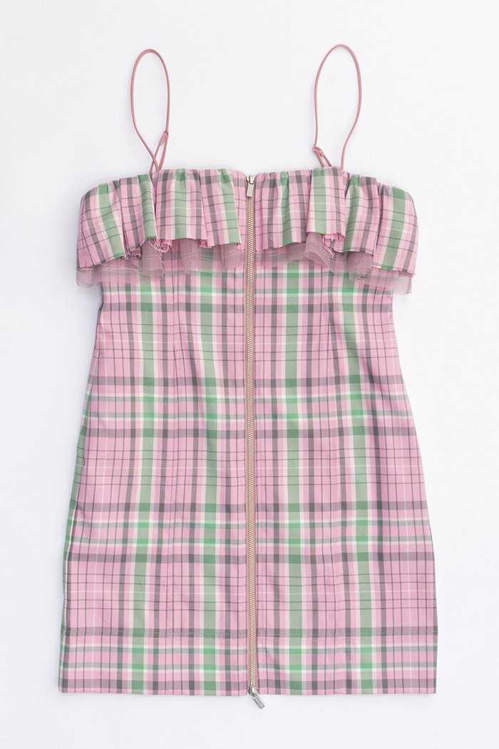 【メゾンスペシャル/MAISON SPECIAL】のCheck Camisole Mini Dress/チェックキャミミニワンピース インテリア・キッズ・メンズ・レディースファッション・服の通販 founy(ファニー) https://founy.com/ ファッション Fashion レディースファッション WOMEN ワンピース Dress ドレス Party Dresses チュニック Tunic 春 Spring セットアップ Set Up チェック Check チュニック Tunic フリル Frills おすすめ Recommend 夏 Summer |ID: prp329100003847016 ipo3291000000025276019