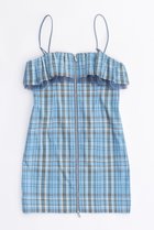 【メゾンスペシャル/MAISON SPECIAL】のCheck Camisole Mini Dress/チェックキャミミニワンピース BLU(ブルー)|ID: prp329100003847016 ipo3291000000025276021