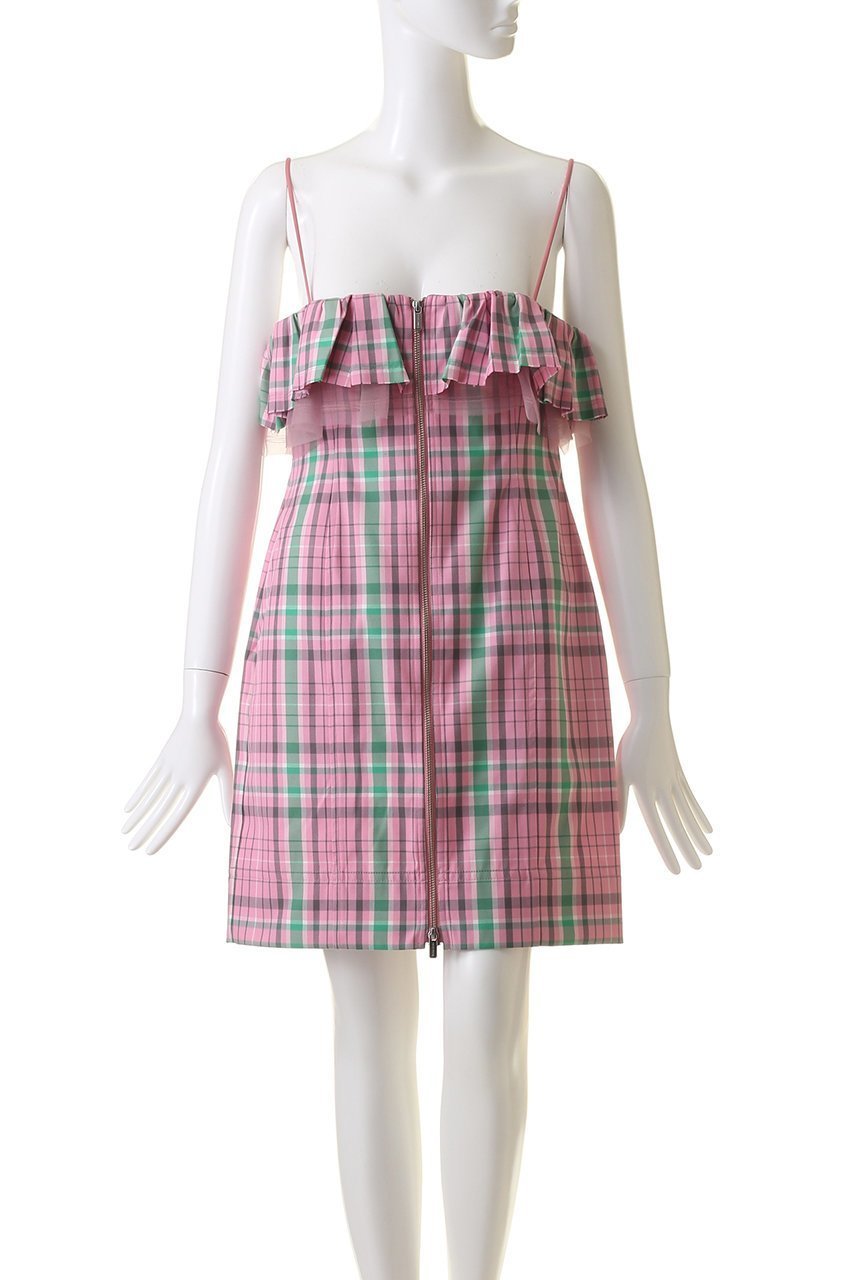 【メゾンスペシャル/MAISON SPECIAL】のCheck Camisole Mini Dress/チェックキャミミニワンピース 人気、トレンドファッション・服の通販 founy(ファニー) 　ファッション　Fashion　レディースファッション　Fashion for Women　ワンピース　Dresses　フォーマル・パーティードレス・結婚式用ドレス　Elegant & Casual Dresses　チュニック　Tunic Tops & Dresses　春　Spring　セットアップ　Set-Up, Coordinated Outfit　チェック　Check, Plaid, Tartan　チュニック　Tunic, Long Top　フリル　Frill, Ruffle　おすすめ　Recommended / Our Picks　夏　Summer　other-2|ID: prp329100003847016 ipo3291000000032921034