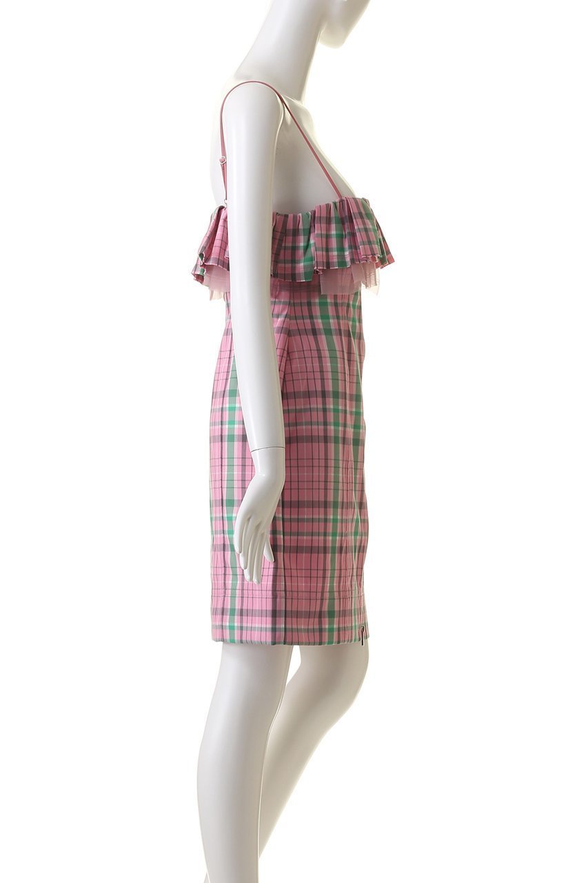 【メゾンスペシャル/MAISON SPECIAL】のCheck Camisole Mini Dress/チェックキャミミニワンピース 人気、トレンドファッション・服の通販 founy(ファニー) 　ファッション　Fashion　レディースファッション　Fashion for Women　ワンピース　Dresses　フォーマル・パーティードレス・結婚式用ドレス　Elegant & Casual Dresses　チュニック　Tunic Tops & Dresses　春　Spring　セットアップ　Set-Up, Coordinated Outfit　チェック　Check, Plaid, Tartan　チュニック　Tunic, Long Top　フリル　Frill, Ruffle　おすすめ　Recommended / Our Picks　夏　Summer　other-3|ID: prp329100003847016 ipo3291000000032921045