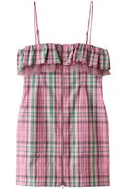 【メゾンスペシャル/MAISON SPECIAL】のCheck Camisole Mini Dress/チェックキャミミニワンピース PNK(ピンク)|ID: prp329100003847016 ipo3291000000036672063